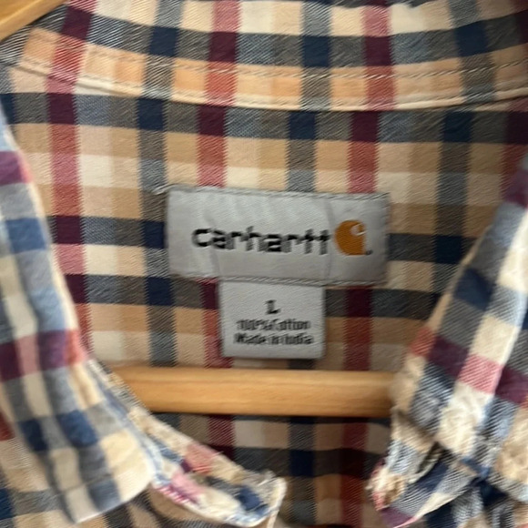 CARHARTT | Cotton button down flannel shirt - Picture 3 of 5